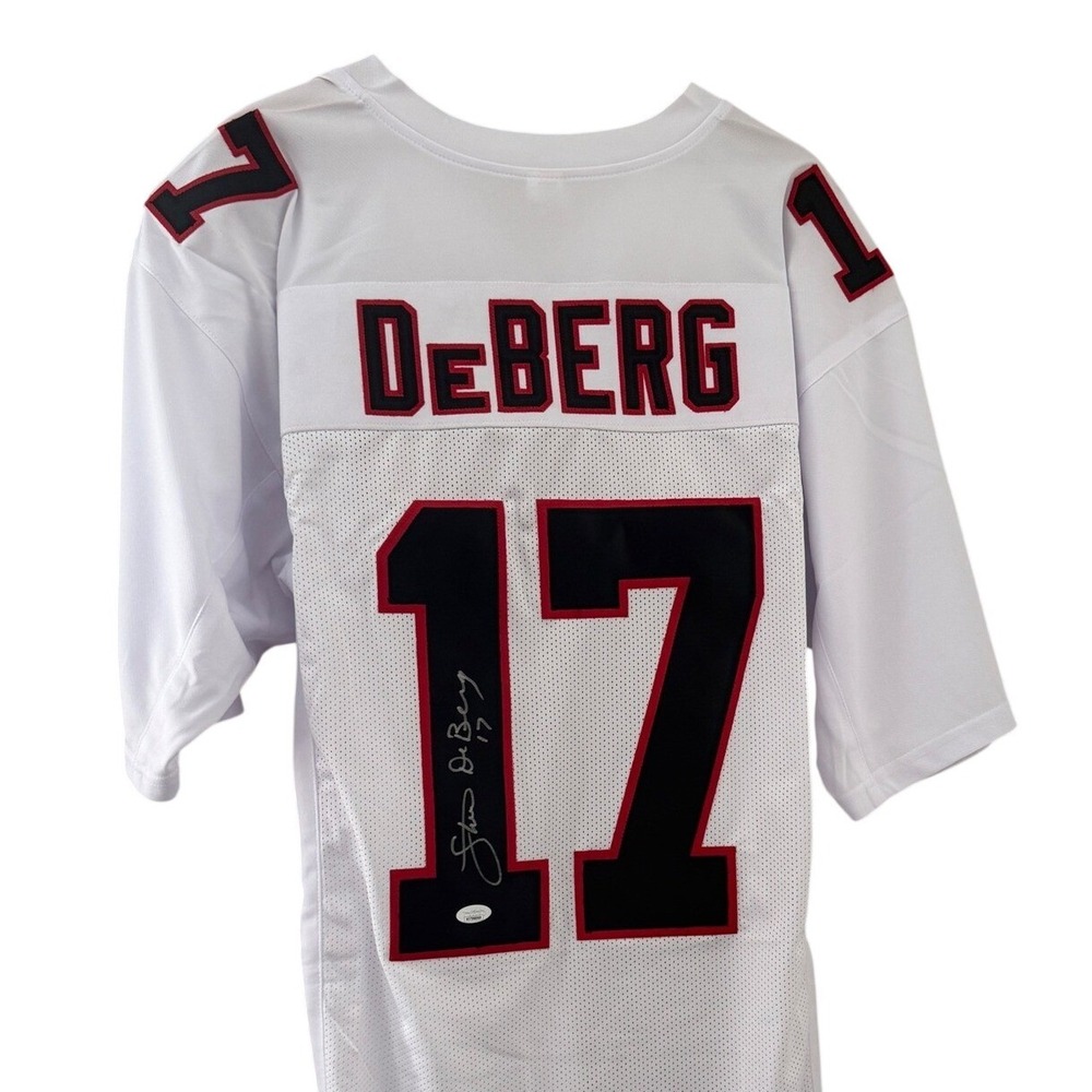 Steve DeBerg Signed Atlanta Falcons Jersey Football JSA